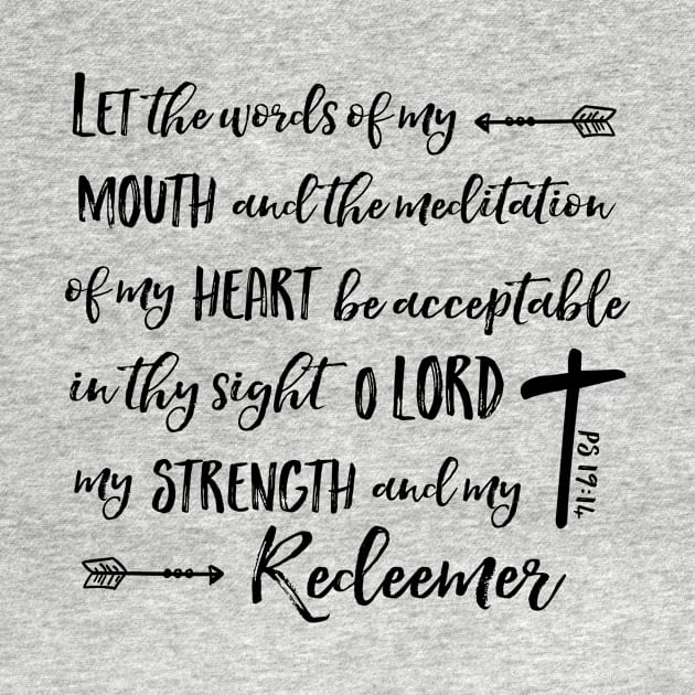 Let the Words of my Mouth, Ps 19:14 by Simply Robin Creations